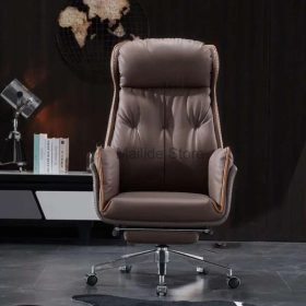 Light Luxury Office Chairs Modern Office Furniture Boss Soft Backrest Computer Chair Conference Room Armchair Lift Swivel Chair