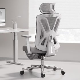 P5 Ergonomic Office Chair, Desk Chair with Adjustable Lumbar Support and Height, Comfortable Mesh Computer Chair with Footrest